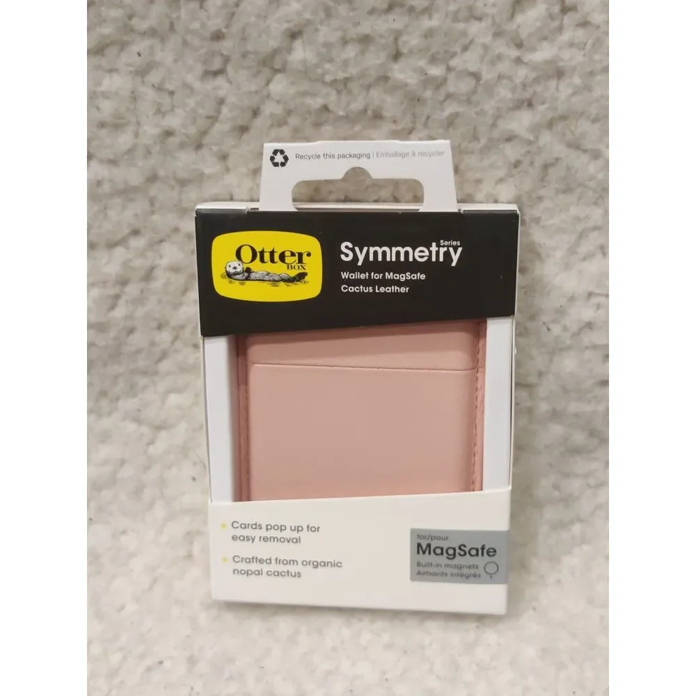Otterbox Symmetry Series Cactus Leather Wallet with MagSafe - Ballet Blush‎